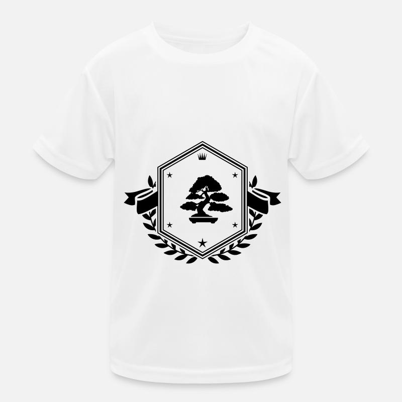 Bonsai wappen Kinder Funktions-T-Shirt