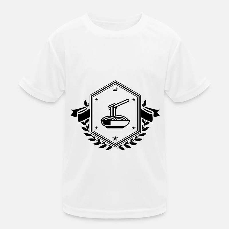 Spaghetti wappen Kinder Funktions-T-Shirt