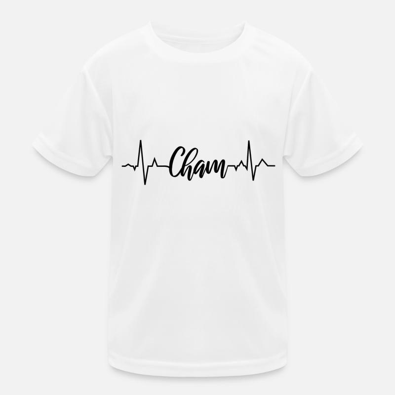 EKG Cham - Kinder Funktions-T-Shirt - Weiß