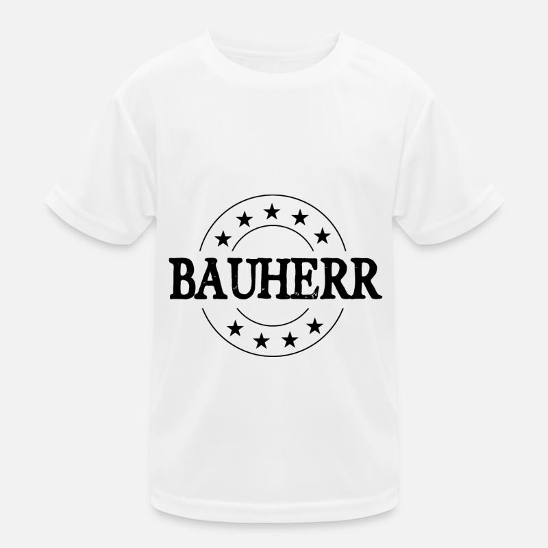 Builder Haus Bau Kids Functional T-Shirt