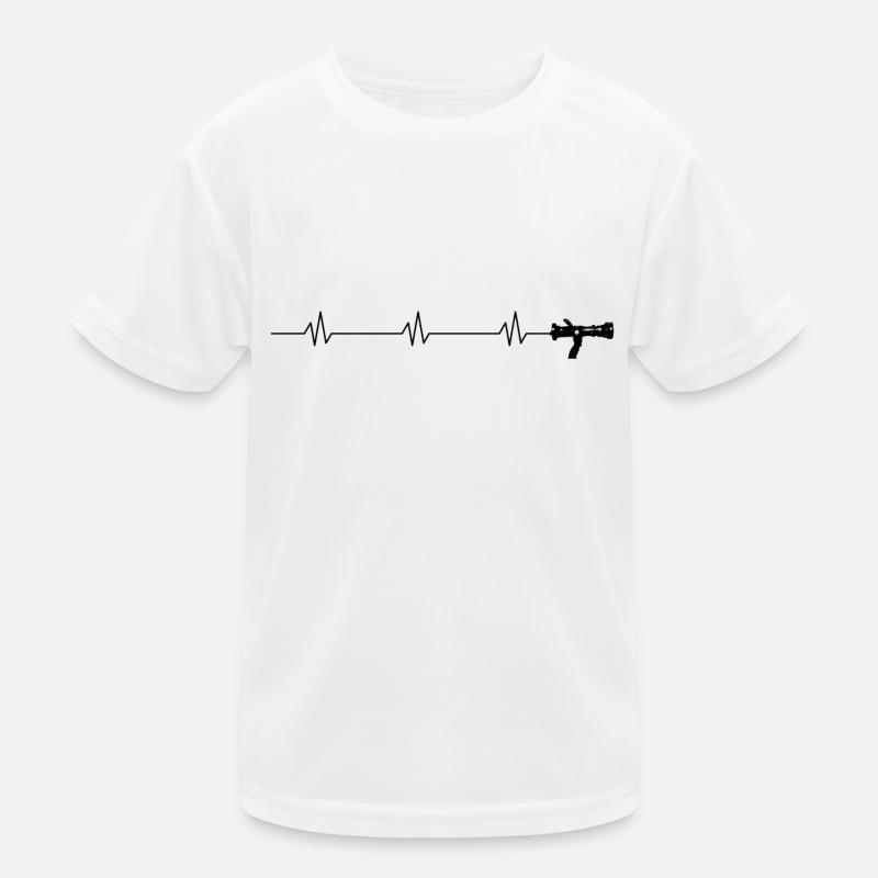 Pulse line fire brigade hollow jet pipe Kids Functional T-Shirt