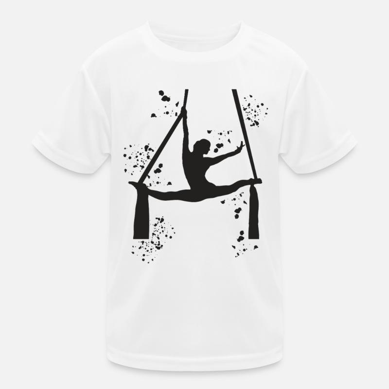 Vertikaltuch Luftakrobatik Aerial Silk Kinder Funktions-T-Shirt