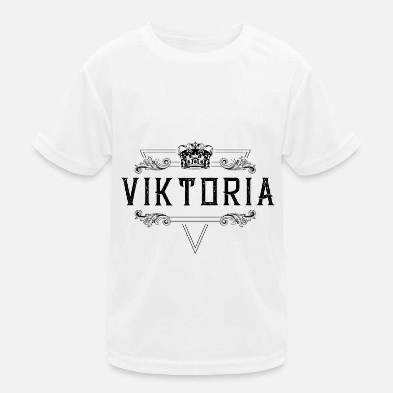 Viktoria Name Kinder Funktions-T-Shirt