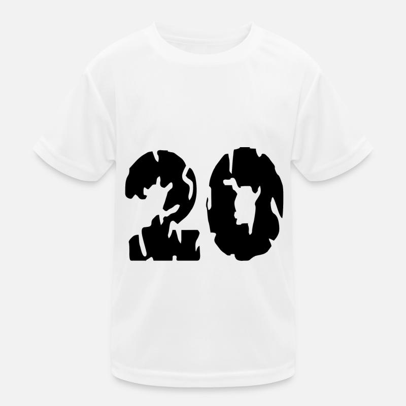 Maillot 20 Numéro T-shirt sport Enfant