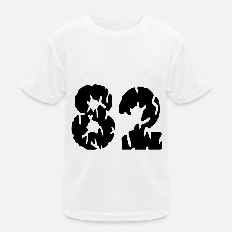 82 Maillot numéro T-shirt sport Enfant