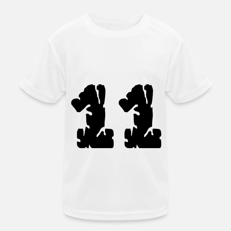 11 Maillot numéro T-shirt sport Enfant