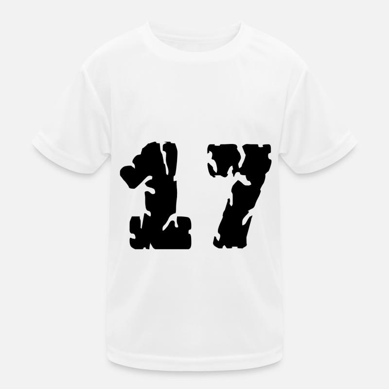 Maillot 17 numéro T-shirt sport Enfant