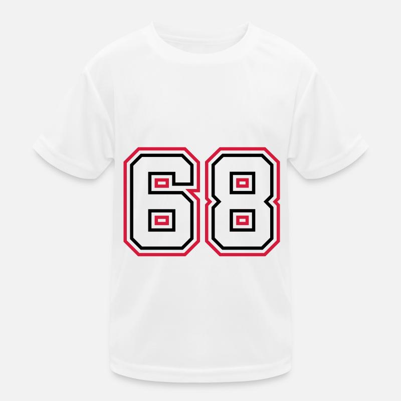 68 Numéro de numéro T-shirt sport Enfant