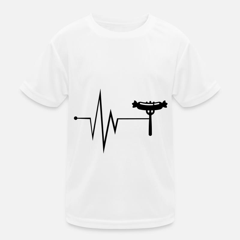 Bratwurst Meat Pulse Kids Functional T-Shirt