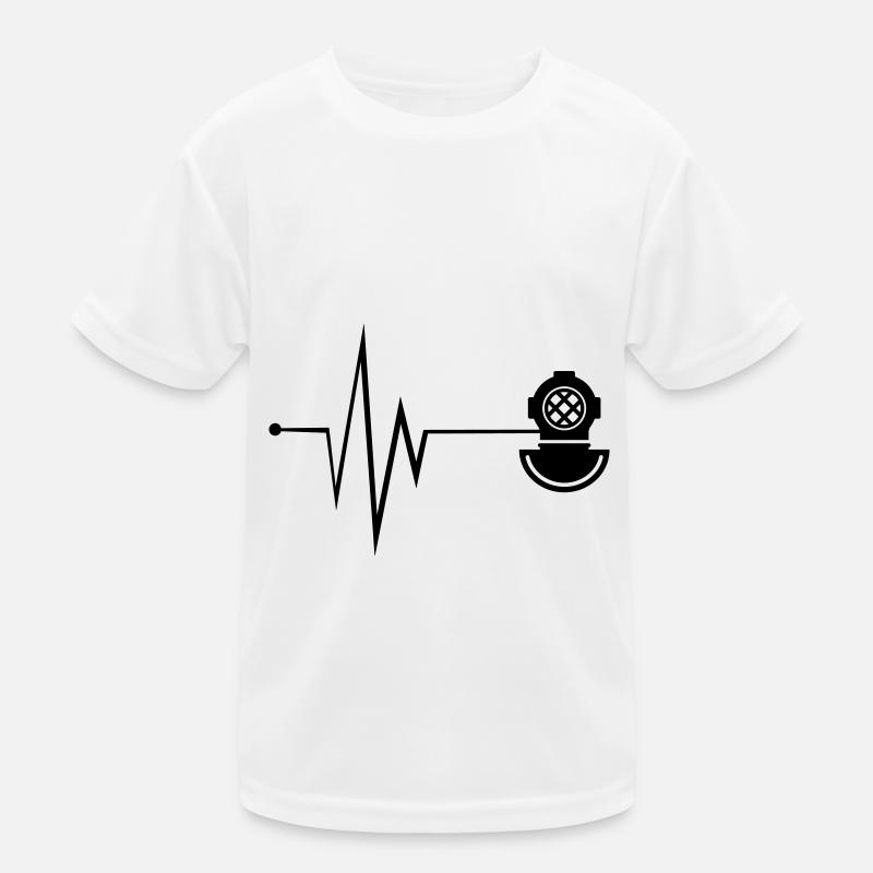 Diving Helmet Diving Pulse Kids Functional T-Shirt