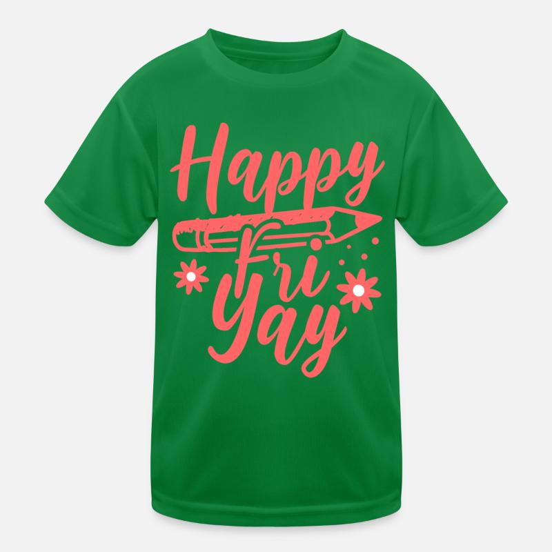 Humor Friday Lehrer-Wochenende Kinder Funktions-T-Shirt