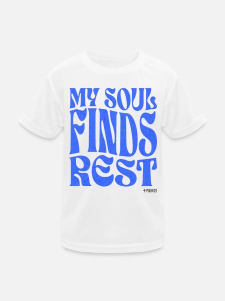 Christentum Christlicher Bibelvers - Kinder Funktions-T-Shirt - Weiß - Vorne