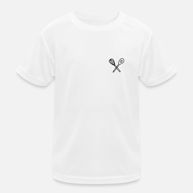 Cooking spoon bake Kids Functional T-Shirt