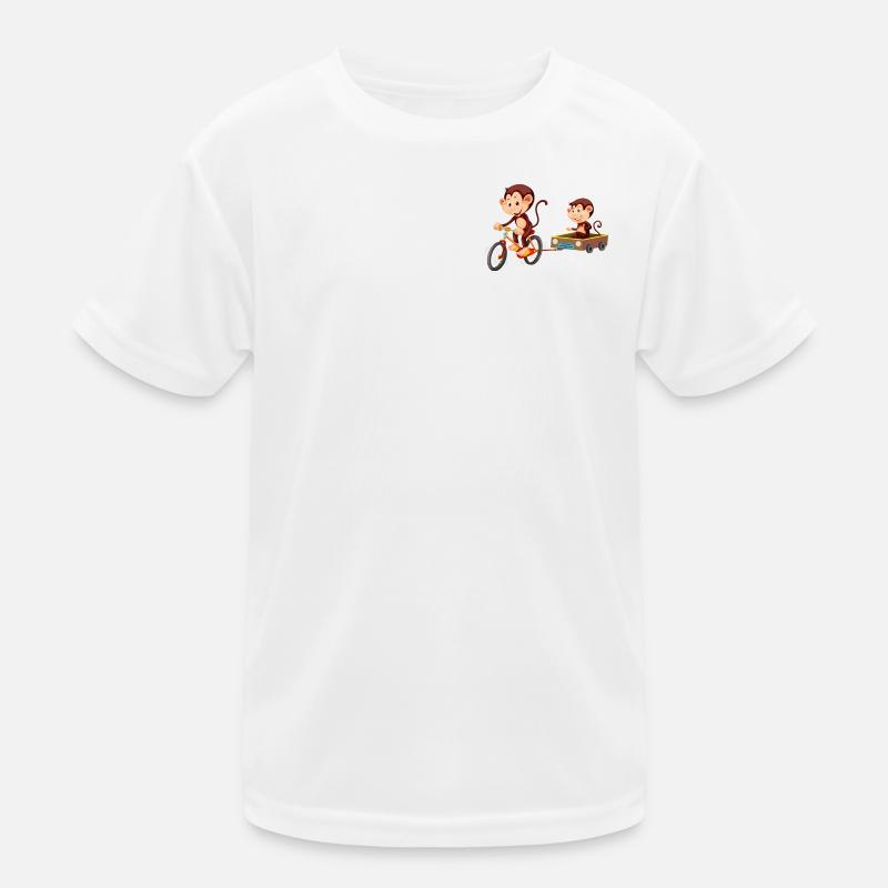 Lustiger süßer Affe Kinder Funktions-T-Shirt