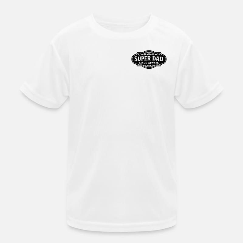Super Papa seit immer Kinder Funktions-T-Shirt