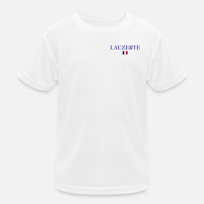 LAUZERTE-Conception du drapeau français. T-shirt sport Enfant