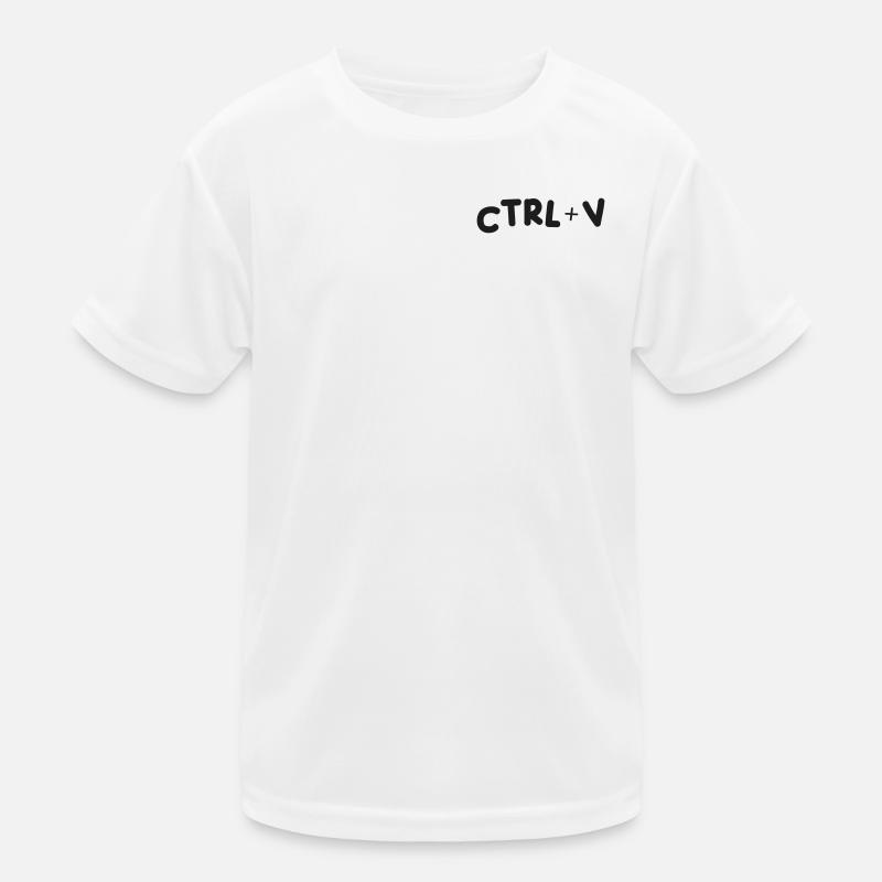 Pâte CTRL+V - Cadeau pour l’informatique et les jumeaux T-shirt sport Enfant