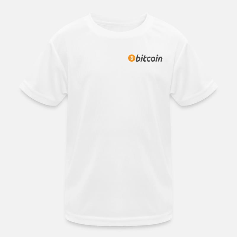 Bitcoin - Kids Functional T-Shirt - white