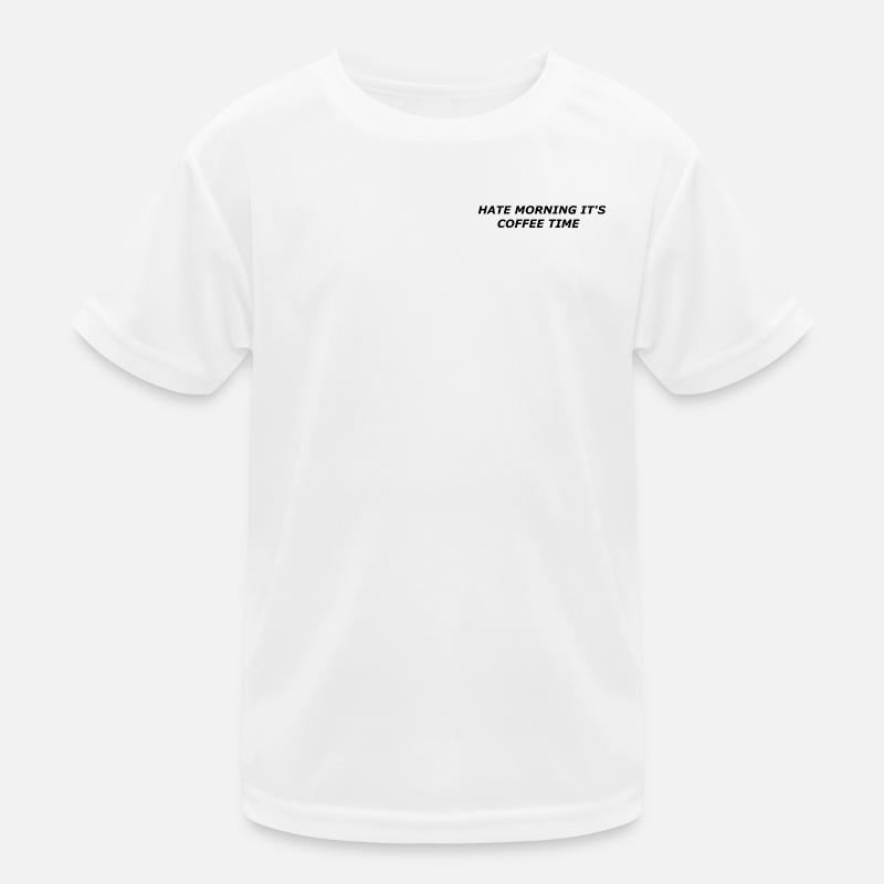 Kaffee Kinder Funktions-T-Shirt