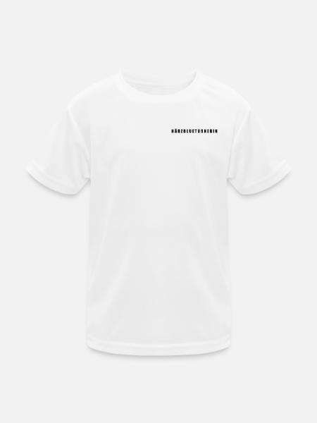 Härzblueturnerin Kanton Uri - Kinder Funktions-T-Shirt - Weiß - Vorne
