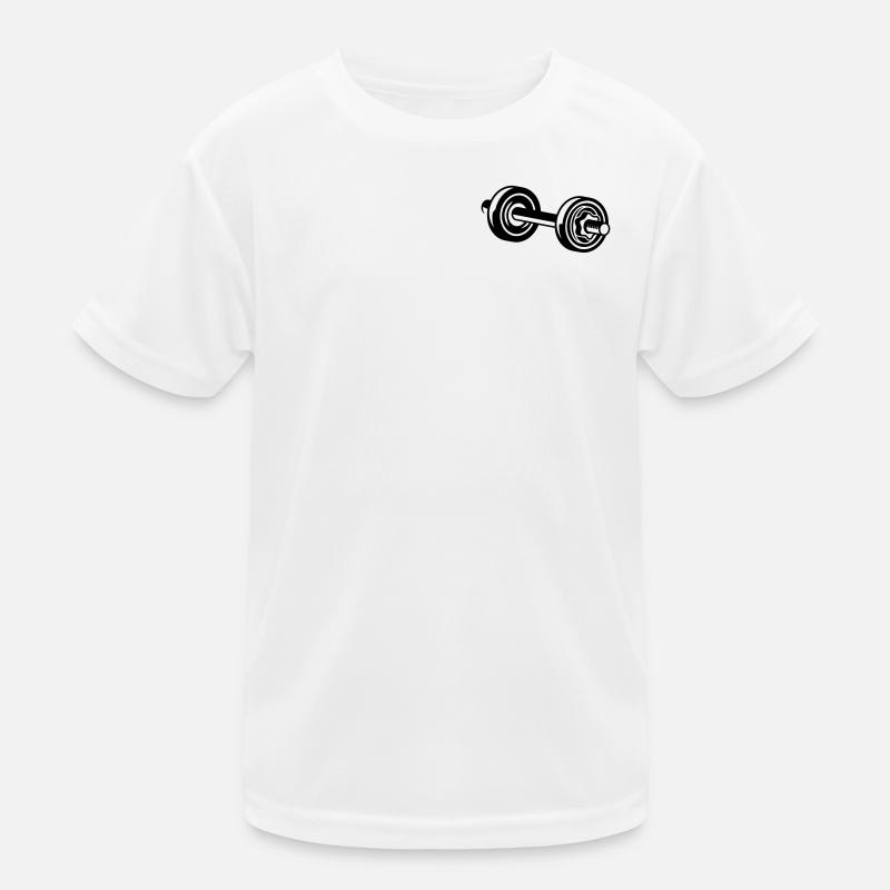 Hantel Kinder Funktions-T-Shirt