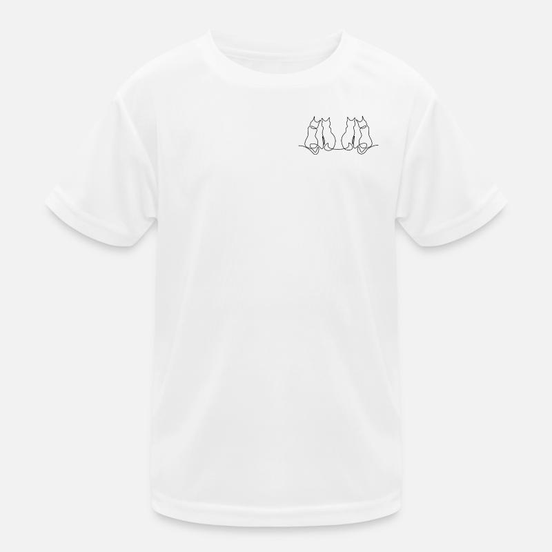 Chats amoureux T-shirt sport Enfant