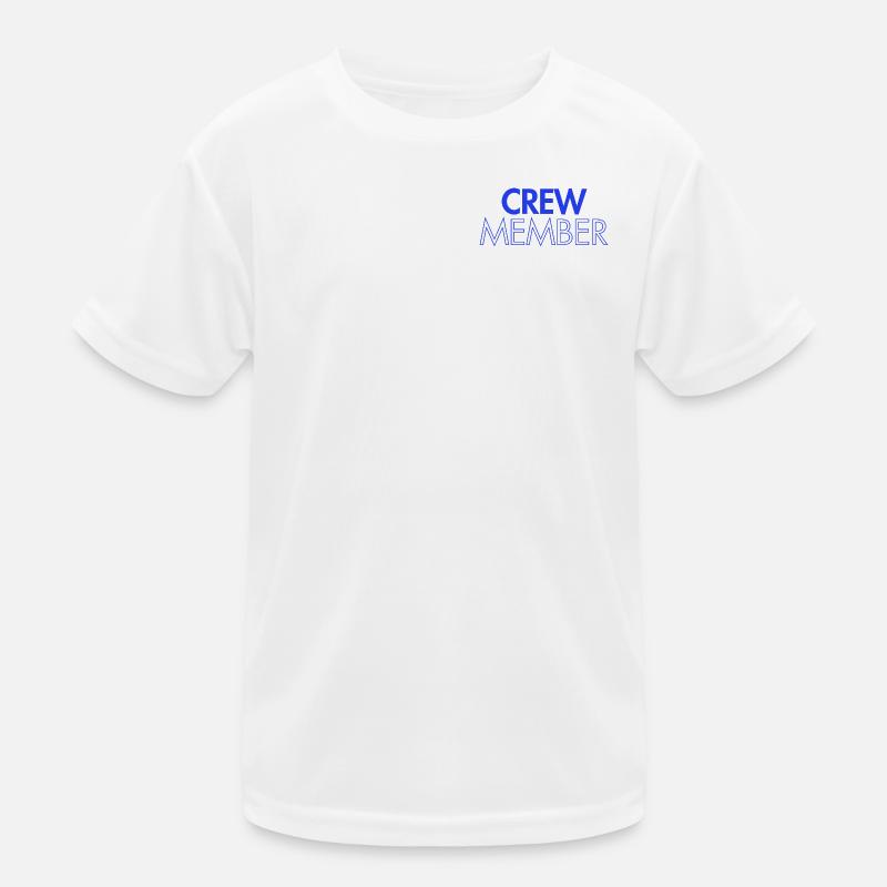 Crew Member - Personal - Orga - Mitarbeiter - Team Kinder Funktions-T-Shirt