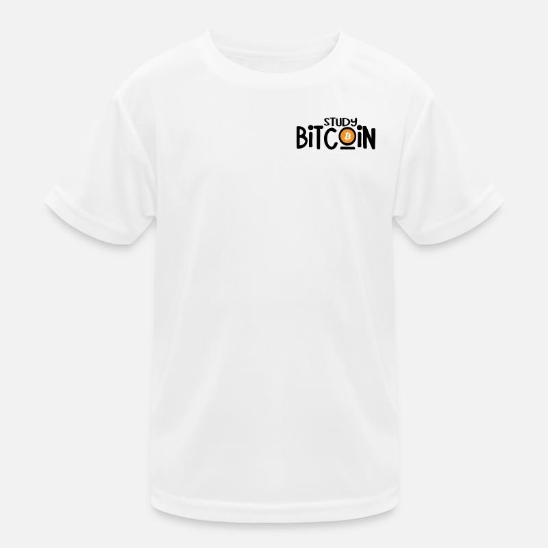 Study Bitcoin Kinder Funktions-T-Shirt