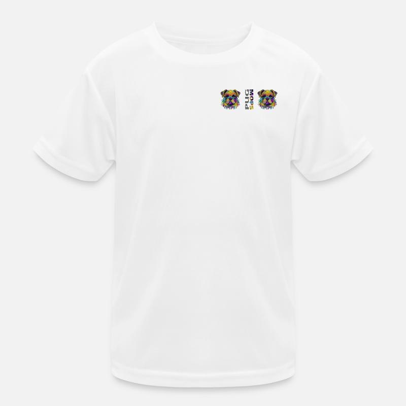 Mops Kinder Funktions-T-Shirt