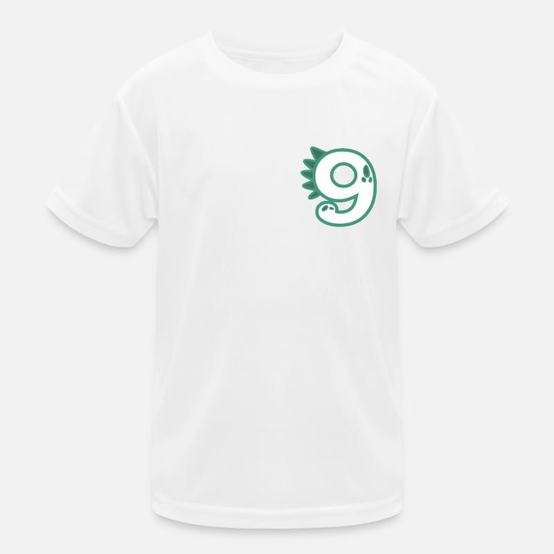 Zahl 9 Kinder Funktions-T-Shirt