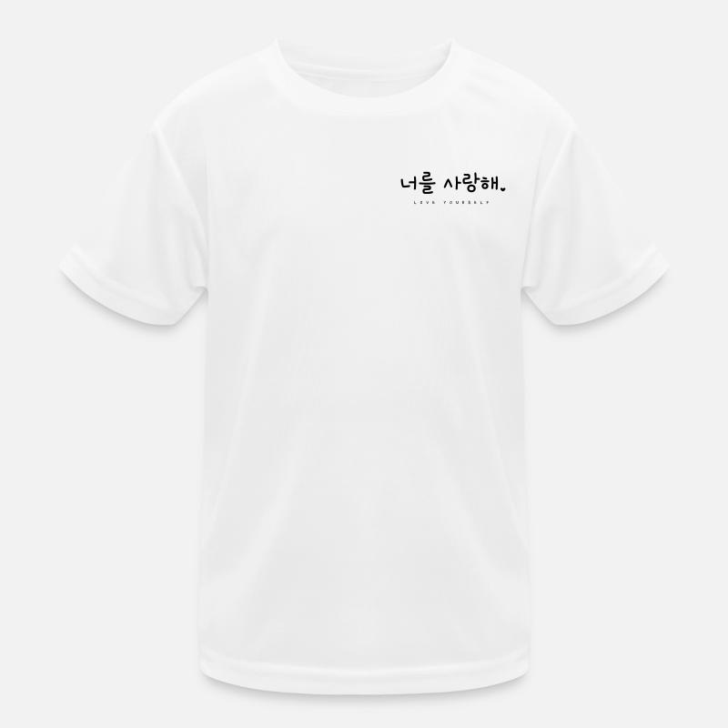 Love yourself - Pop coréenne - K-Pop T-shirt sport Enfant