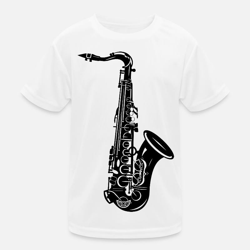 Dessin de saxophone T-shirt sport Enfant