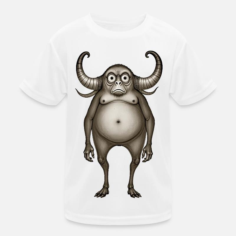 BUG #6 – dunkle Hölle - Kinder Funktions-T-Shirt - Weiß