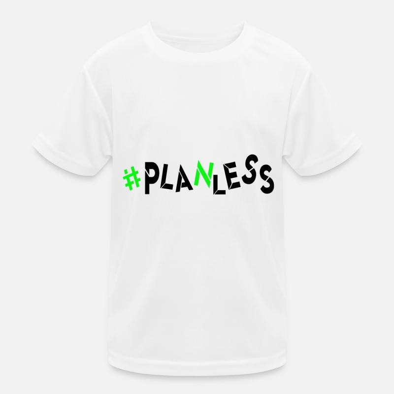 no idea today no plan burnout planless headless Kids Functional T-Shirt