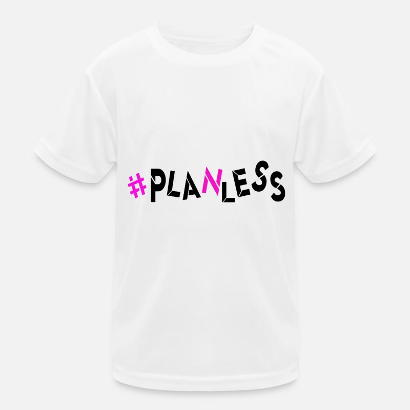 no idea today no plan burnout planless headless Kids Functional T-Shirt