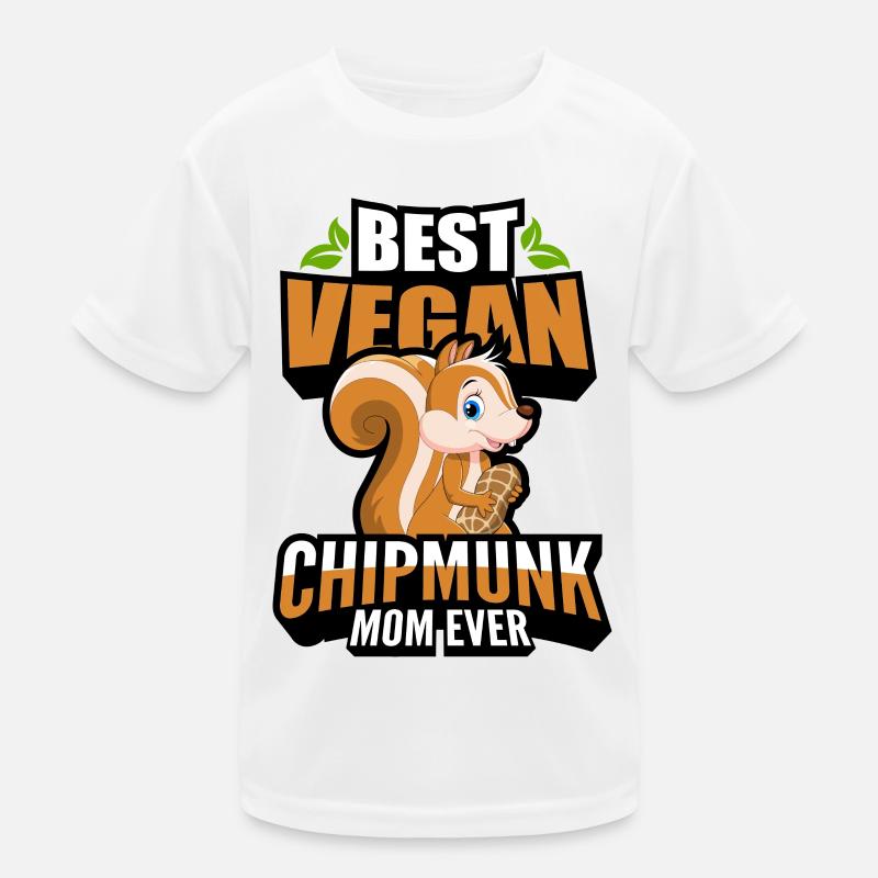 Streifenhörnchen Kinder Funktions-T-Shirt