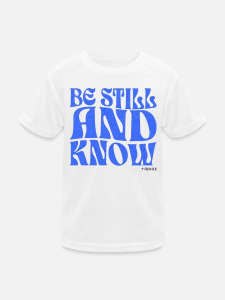 Christentum Christlicher Bibelvers - Kinder Funktions-T-Shirt - Weiß - Vorne