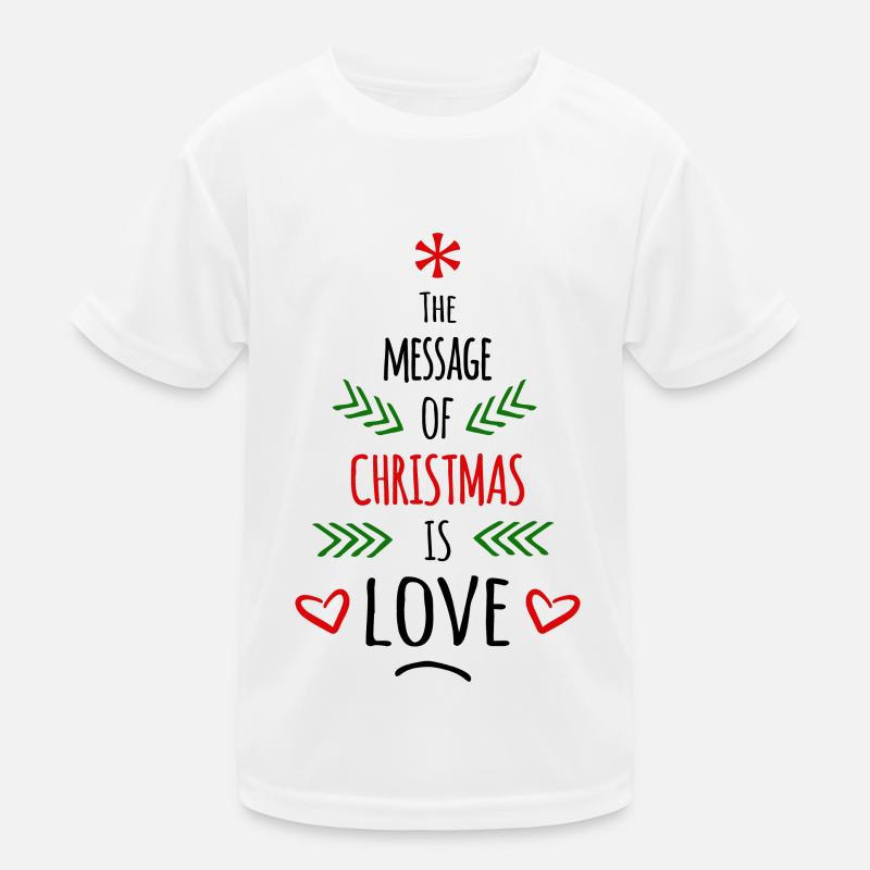 Le message de Noël T-shirt sport Enfant
