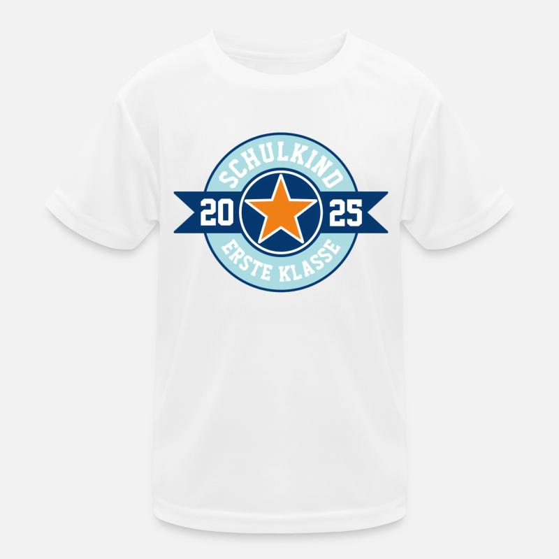 SCHULKIND 2025 - ERSTE KLASSE - EINSCHULUNG 2025 Kinder Funktions-T-Shirt