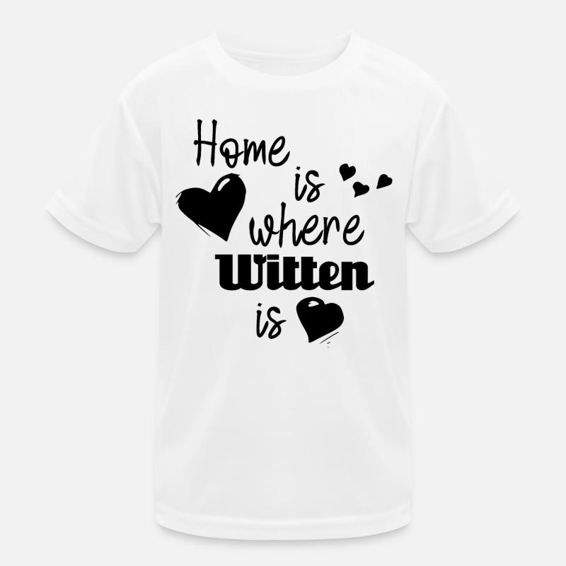Zuhause in Witten - Home is where Witten is Kinder Funktions-T-Shirt