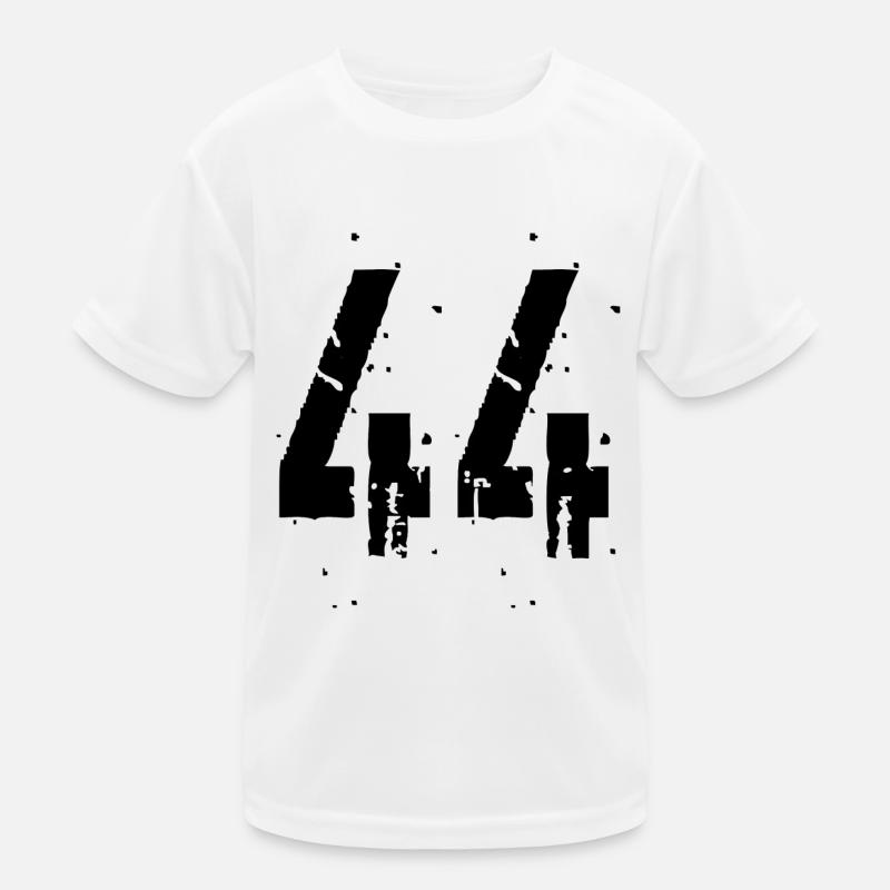 44 Nummer 44 Kinder Funktions-T-Shirt