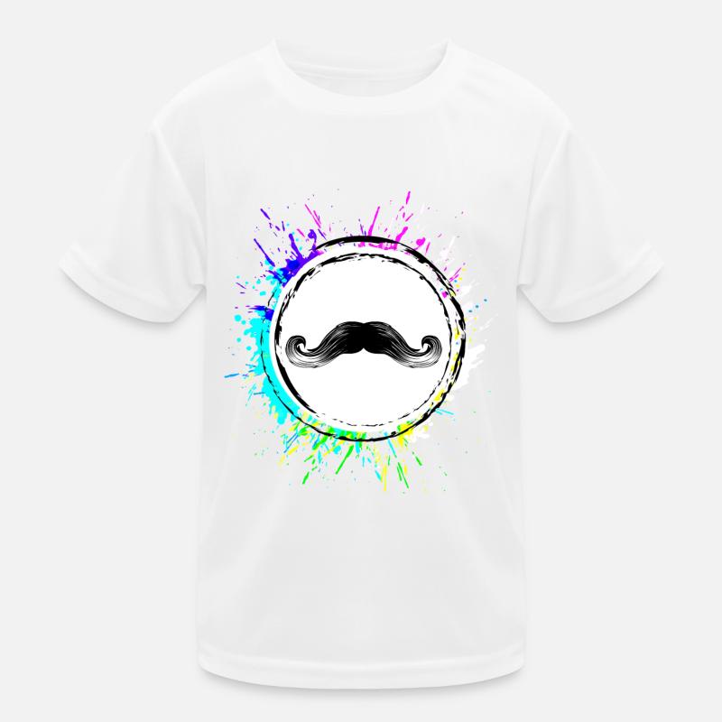 Mustache symbol Kids Functional T-Shirt