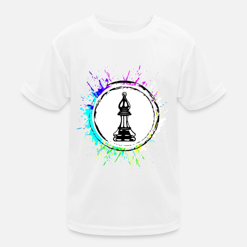 Schachfigur symbol Kinder Funktions-T-Shirt