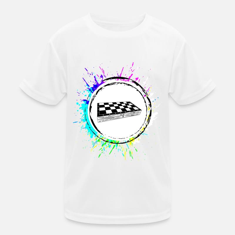 Checkerboard symbol Kids Functional T-Shirt