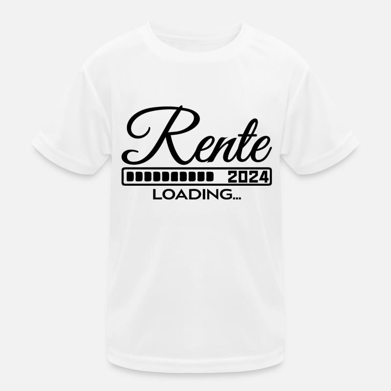 Rente 2024 Loading Kinder Funktions-T-Shirt