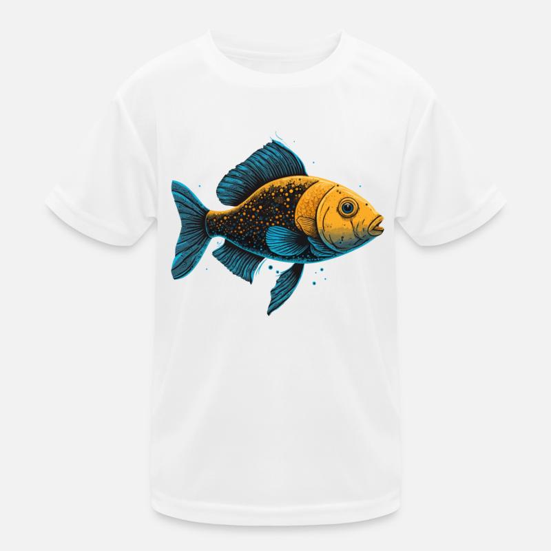 Fantasy Fisch Kinder Funktions-T-Shirt