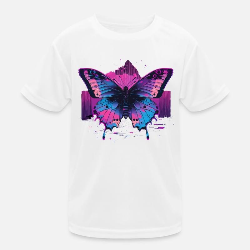 Vaporwave Papillon Esthétique T-shirt sport Enfant