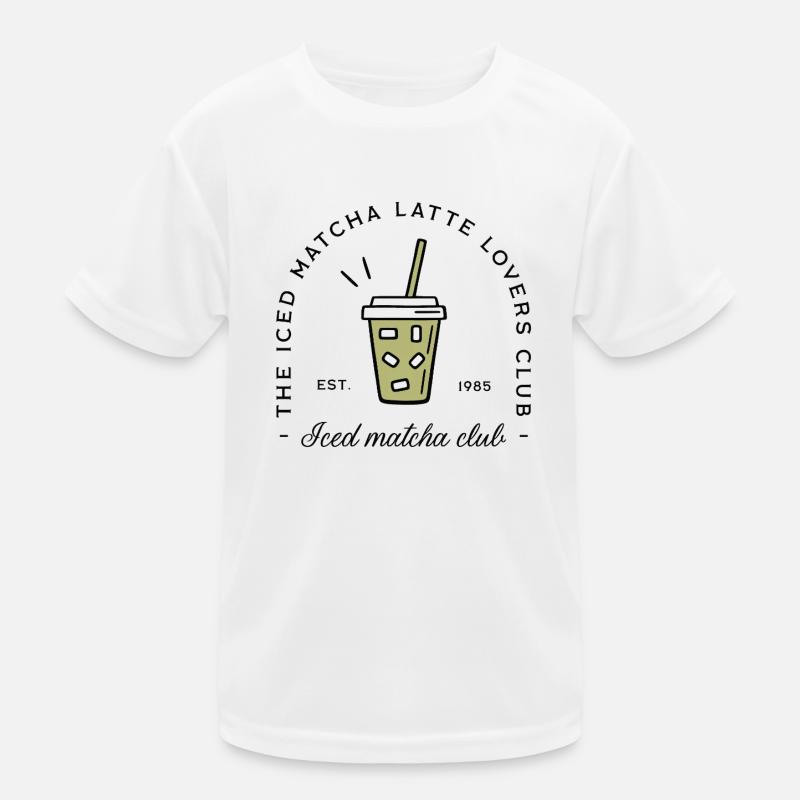 Iced matcha latte lovers Kids Functional T-Shirt