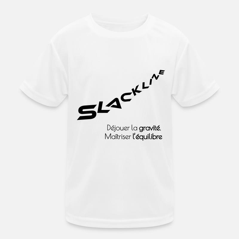 "Slackline –Gravité, équilibre T-shirt sport Enfant