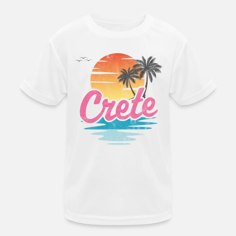 Kreta Kinder Funktions-T-Shirt